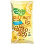 Real Food From The Ground Up Vegan Cauliflower Pretzels, Gluten Free, Non-GMO, 6 Pack (Twists)