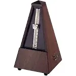 Wittner 804M Pyramid Metronome, Solid Wood, Matt Silk Walnut