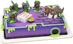 DecoSet® Teenage Mutant Ninja Turtles™ Pizza Power Cake Topper, 6-Piece Cake Decoration With Turtle Figurines, Cake Pic, And Pizza Launcher ! | For Birthday, Parties, Celebration