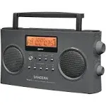 PRD-15 AM/FM Stereo Digital Tuning Portable Radio with Alarm