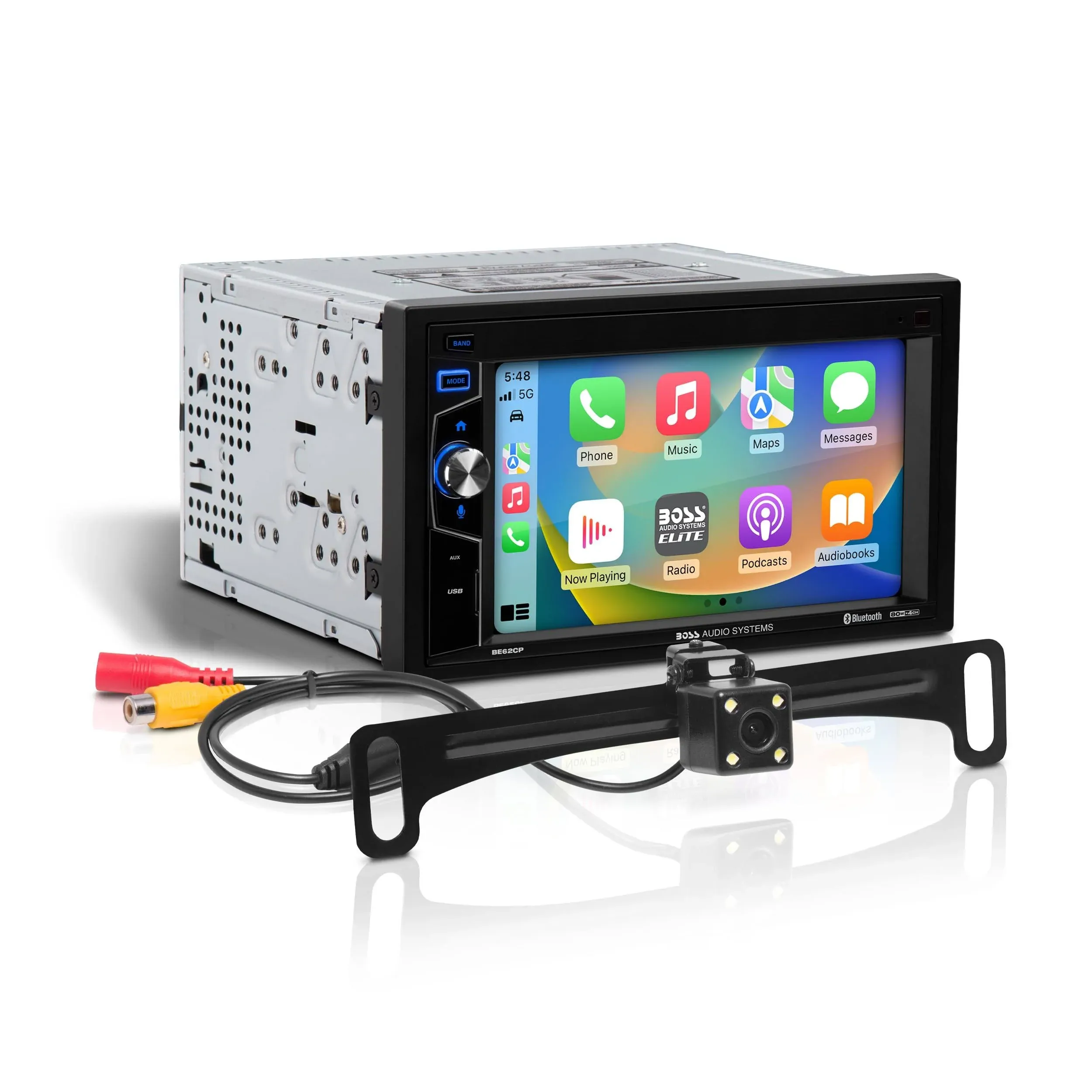 Boss Audio Systems Elite Series BE62CP-C Car Audio Stereo System - Apple Carplay ...