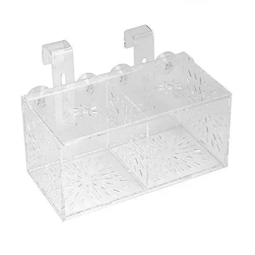 Tnfeeon Fish Separation Breeder Box, Acrylic Fish Tank Breeding Isolation Box ...