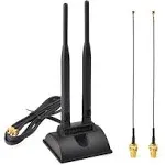 2.4ghz 5ghz Dual Band Wifi Antenna Rpsma Male Antenna + Ipex U.fl To Rpsma Femal