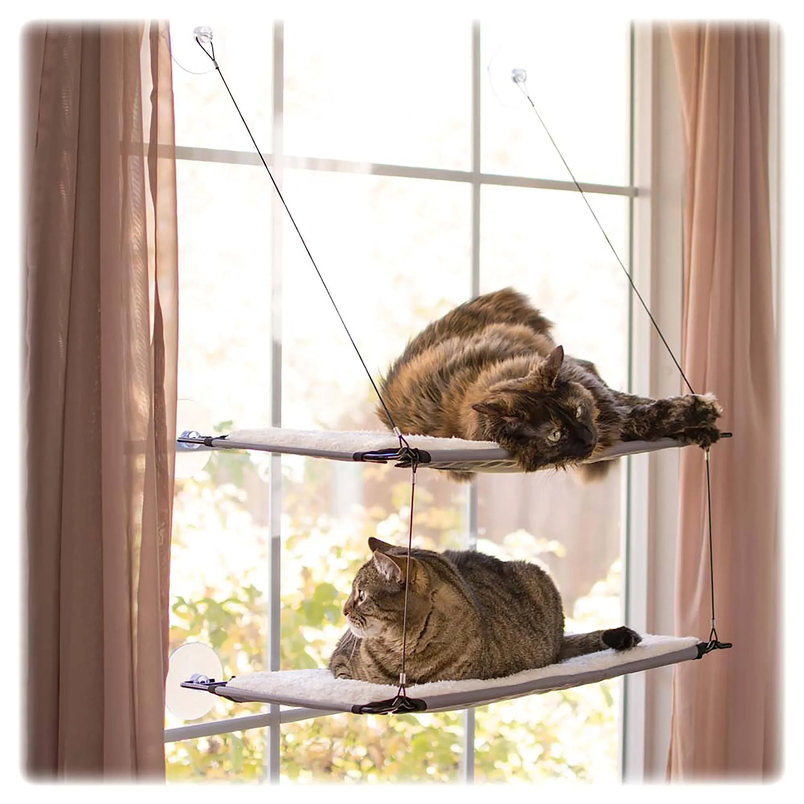 K&H Pet Products Kitty Sill Double Stack EZ Window Mount