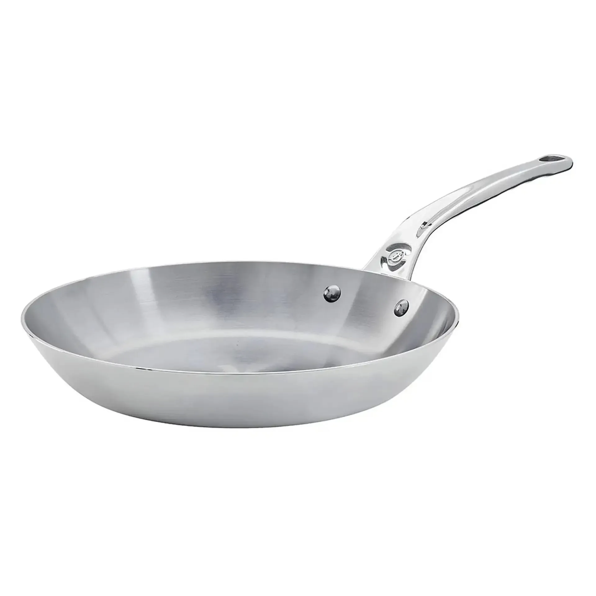 De Buyer Frying Pan, Stainless Steel, Silver, 20 cm Diameter