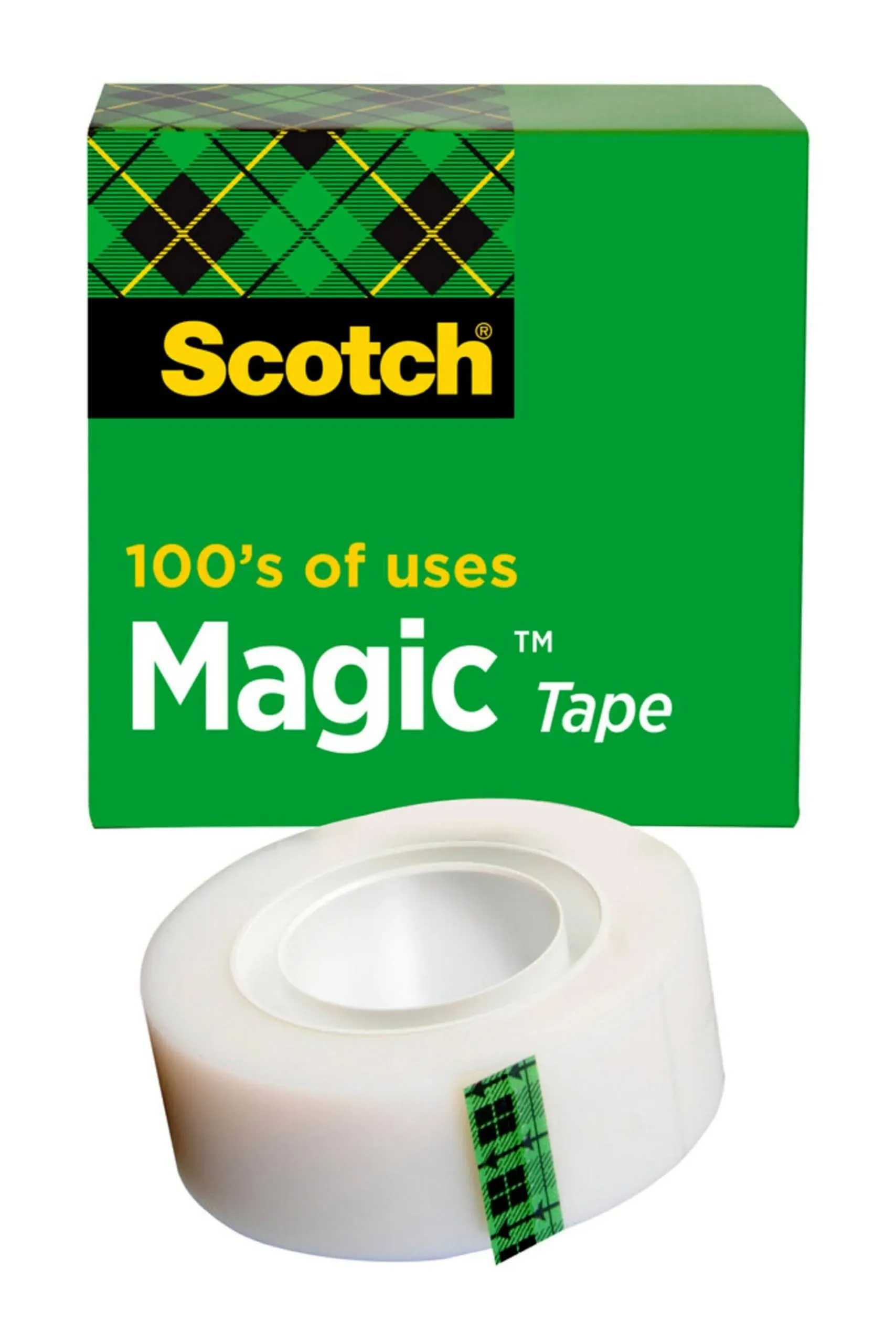 3M Scotch Magic Tape Refill, 0.75" x 900"