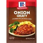 McCormick Onion Gravy Mix, DC20 0.87 oz (Pack of 12)