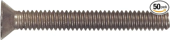 Hillman 0825600 Machine Screws No. 1/4-20 X 2-1/2" L Phillips Flat Head Stainless Steel