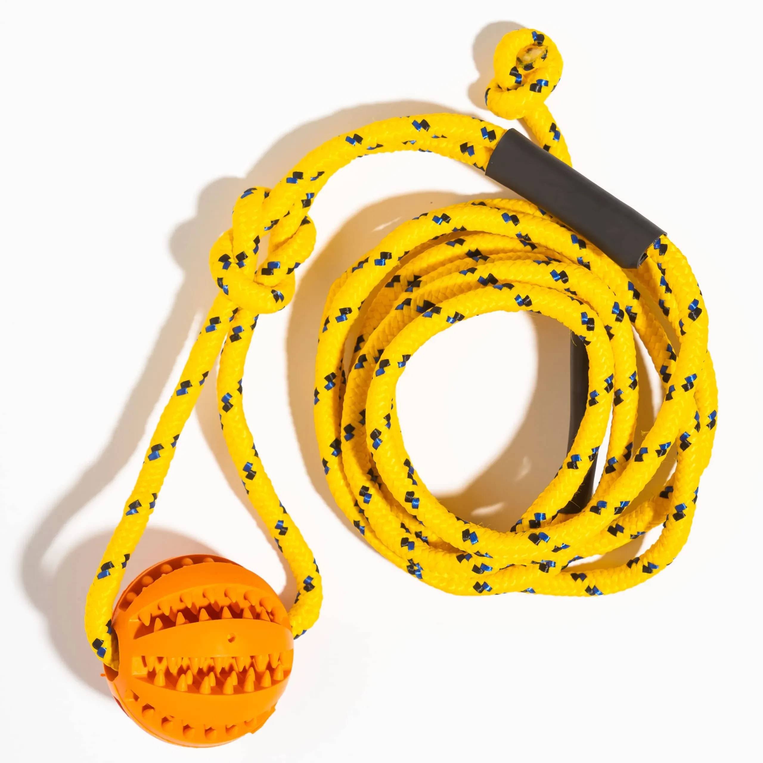 Outdoor Rope and Ball Dog Toy for Dog Training, Exercise, Agility, Chase, Pul...