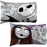 Jay Franco Disney Nightmare Before Christmas Meant to Be Reversible Pillowcase