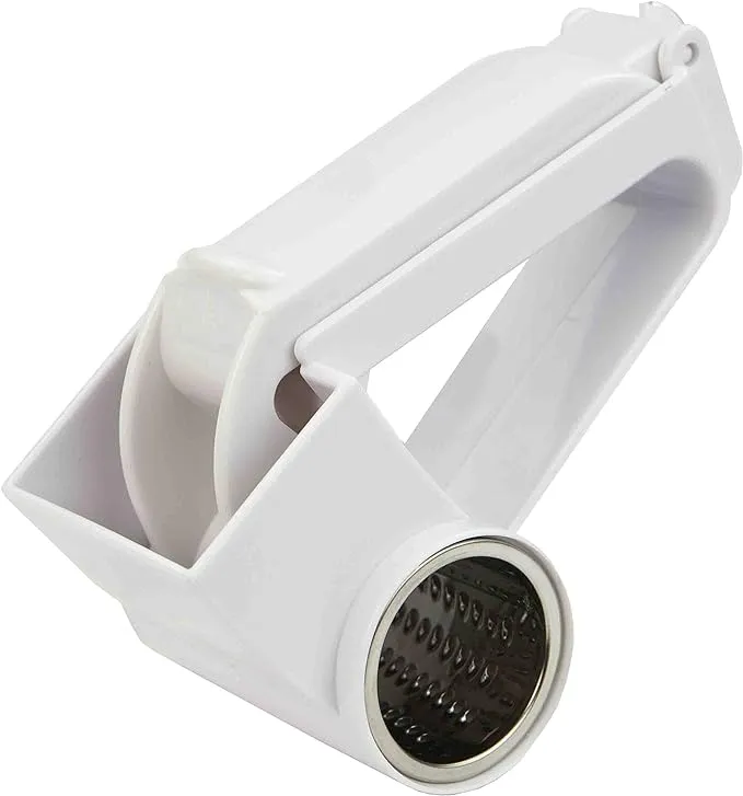 Home Basics Classic Rotary Cheese Grater, White