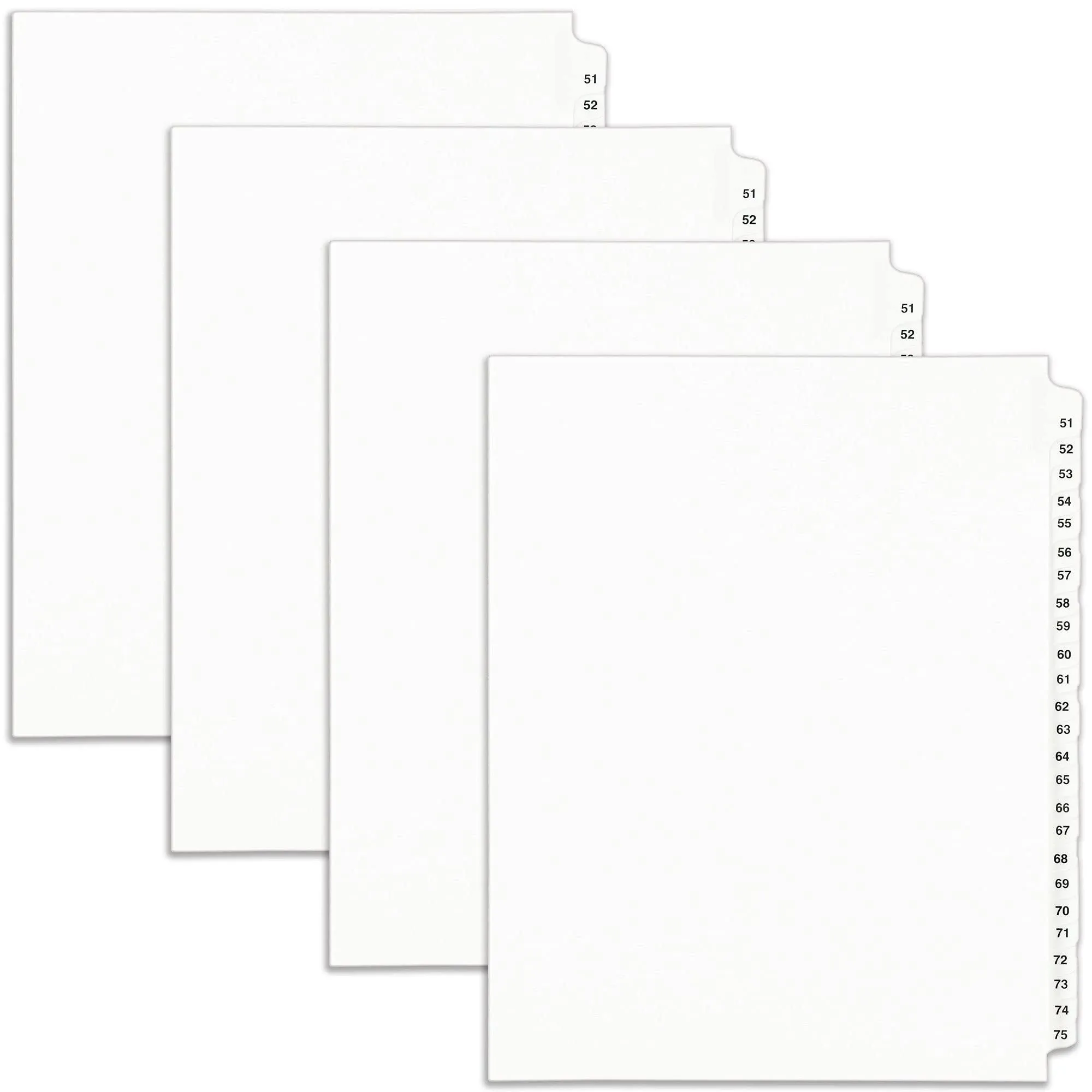 Avery Legal Exhibit Binder Dividers