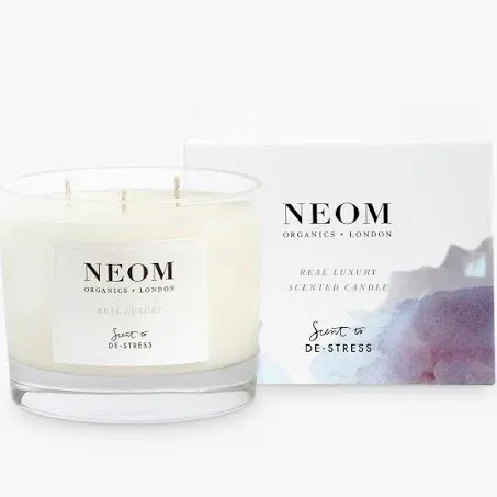 NEOM Wellbeing London Real Luxury 3 Wick Scented Candle