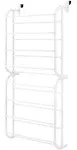 Whitmor 24 Pair Over The Door Shoe Rack-White