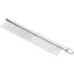 Safari Dog Grooming Comb Medium/Fine Silver 1ea/4,5 in