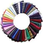 Men's 40 Pack Pocket Squares with Holder