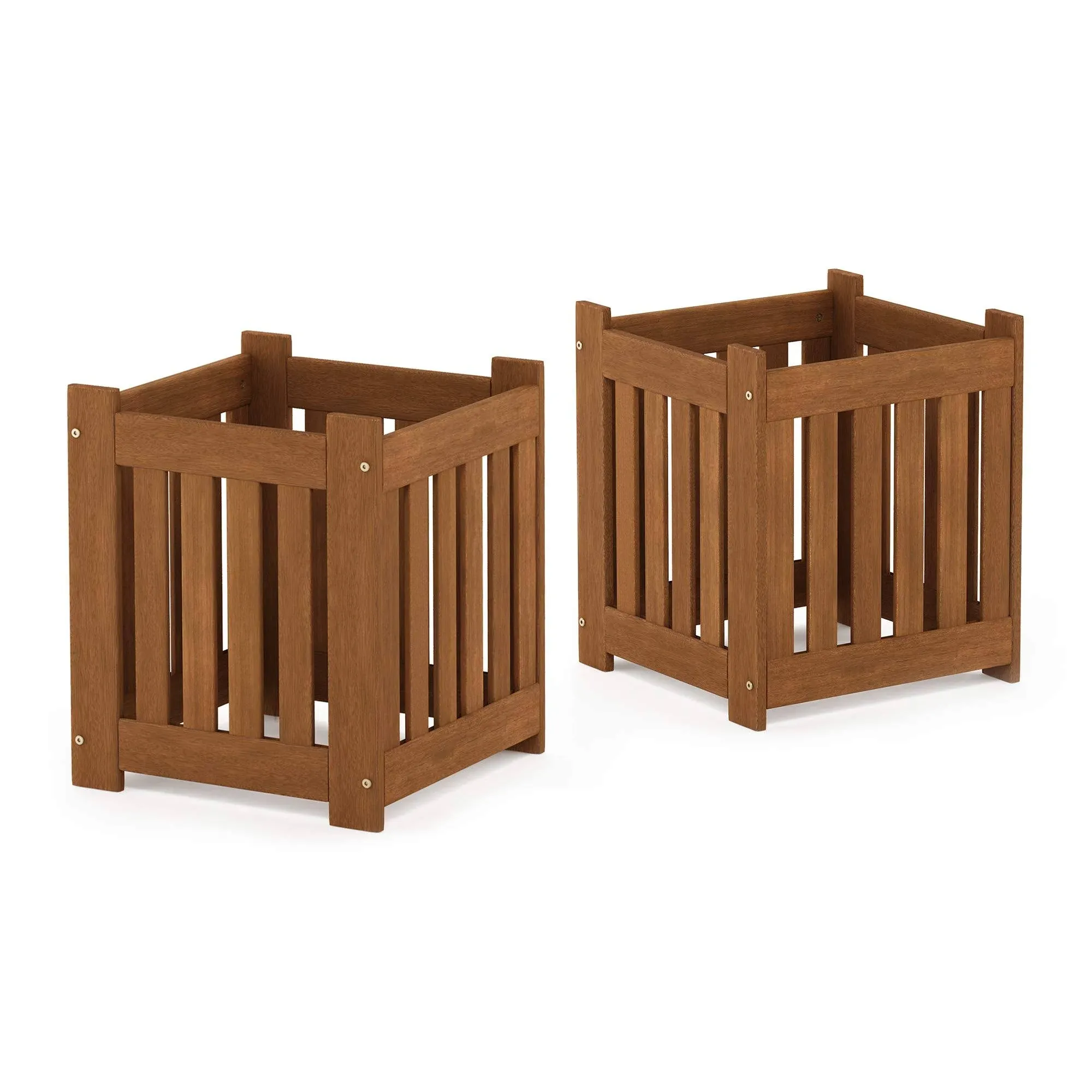 Furinno 2-FG19456 Tioman Hardwood Outdoor Lifestyle Flowerbox, 2-Pack, Natural