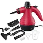 Handheld Pressurized Steam Cleaner- Multi- Purpose Steamer with 9-Piece Accessor