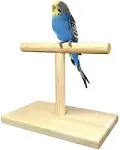 Bird Training Stand, Portable Tabletop Perch Spin wooden bird perch 