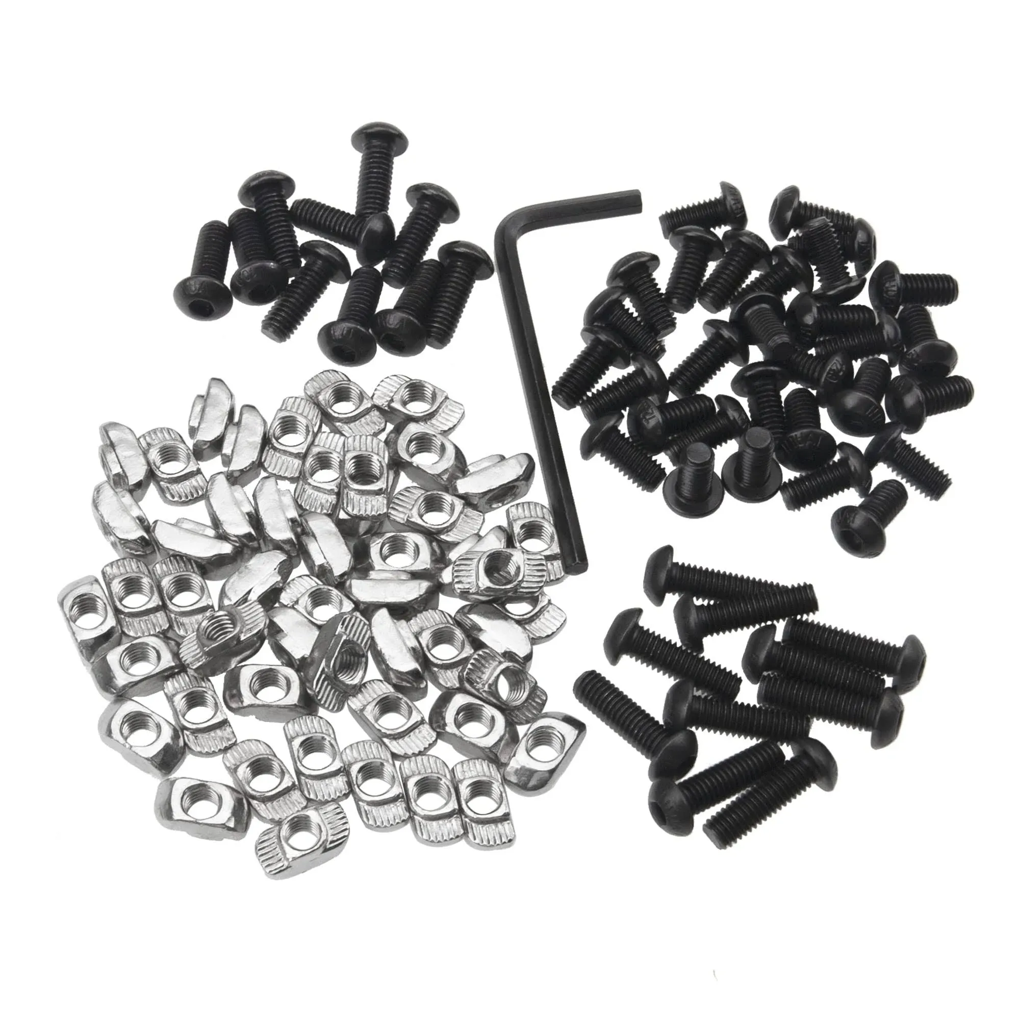 Rrina M6 T-NUTS Screws Assortment Kit for 3030 Series European Standard Aluminum