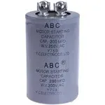 Cd60a 200uf 200MFD 250VAC Motor Starting Capacitor ABC 250 VAC