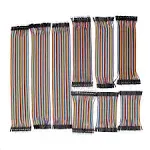 360 Pieces Multicolored Breadboard Jumper Wire Dupont Kit | 30CM 20CM 10CM | Male to Female, Male to Male, Female to Female | for Arduino, Raspberry Pi