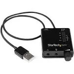 StarTech.com USB Stereo Audio Adapter External Sound Card with SPDIF Digital