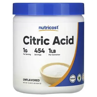 Nutricost Citric Acid, Powder, 1 lb