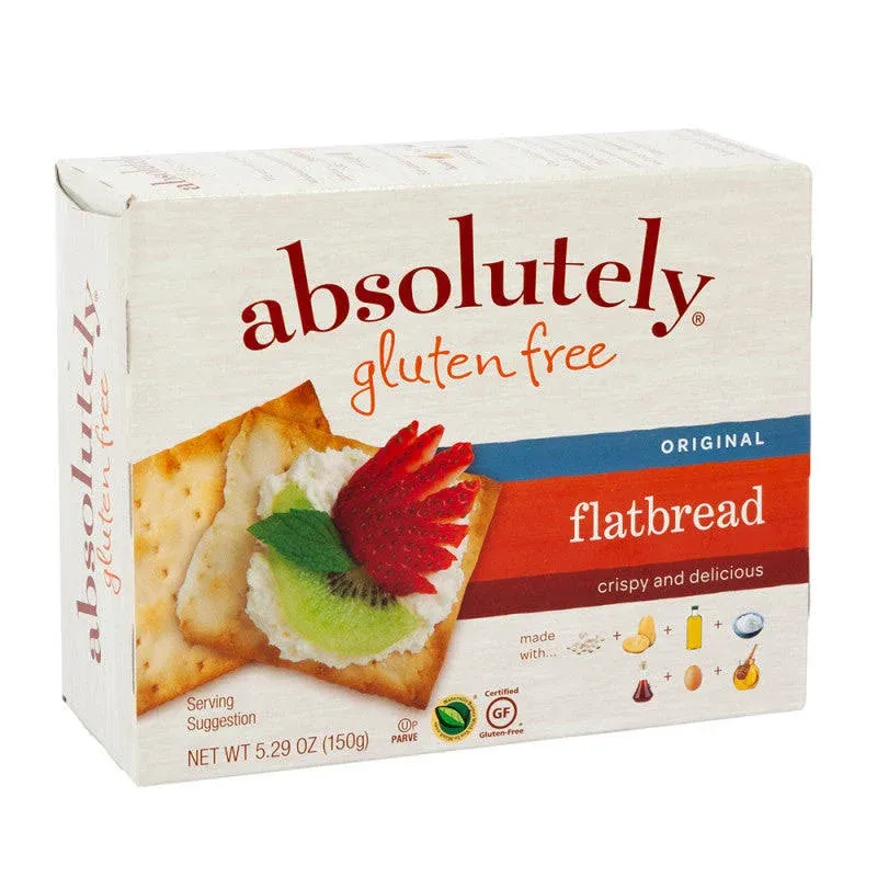 Absolutely Gluten Free - Flatbread - Original - Case of 12 - 5.29 oz.