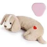 Moropaky Hearbeat Toy for Dog Anxiety Relief Behavioral Training Aid Toy, Light Brown