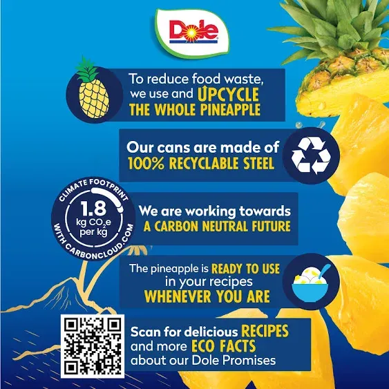 Dole Tropical Gold Pineapple Chunks