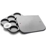 Outset 76660 Burger Maker, 8 Patty Press and Tray, Grey