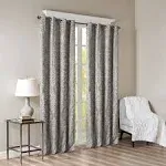 NWT SunSmart TOTAL BLACKOUT Curtains Drapes - Grey