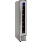 Koolatron 7 Bottle Slim 6 Inch Built-In Under- Counter Wine Fridge