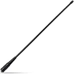 2m/70cm Antenna HYS-771N 15.6-Inch Whip VHF/UHF (144/430Mhz) Antenna SMA-Female for AnyTone, BaoFeng, and Yaesu