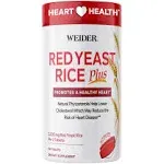 Weider Red Yeast Rice Plus with Phytosterols 1200 mg per 2 Tablets - 240 Tablets