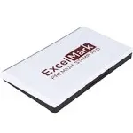 ExcelMark Rubber Stamp Ink Pad Extra Large 4-1/4 Inches by 7-1/4 Inches (Brown)