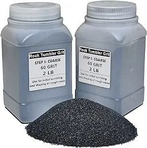 HDongany 4 LBS Rock Tumbler Grit Step 1 -Coarse Grit for initial tumbling