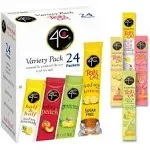 4C Foods Tea 2 Go Iced Tea Mix Sugar Free Variety Pack 44 Packets