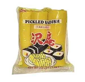 Shirakiku Takuan (Pickled Radish) | For Salad, Sushi, Bento Box | Ready to Eat (35.2oz, Pack of 1)