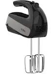 Solac 5-Speed Turbo Hand Mixer with Beaters and Dough Hooks