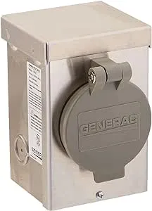 Generac 50 Amp Aluminum Power Inlet Box 6347