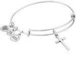 Alex and Ani Cross Charm Bangle