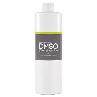 DMSO 16 oz. Pure 99.995% Liquid | USP Grade Dimethyl Sulfoxide | Non-diluited | Low Odor | BPA Free