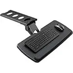 Huanuo Keyboard Tray Under Desk，360 Adjustable Ergonomic Sliding Keyboard &amp; 25&#034; 