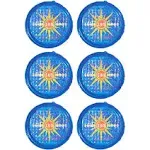 Solar Sun Rings UV Resistant Pool Spa Heater Circular Solar Cover Blue (6 Pack)