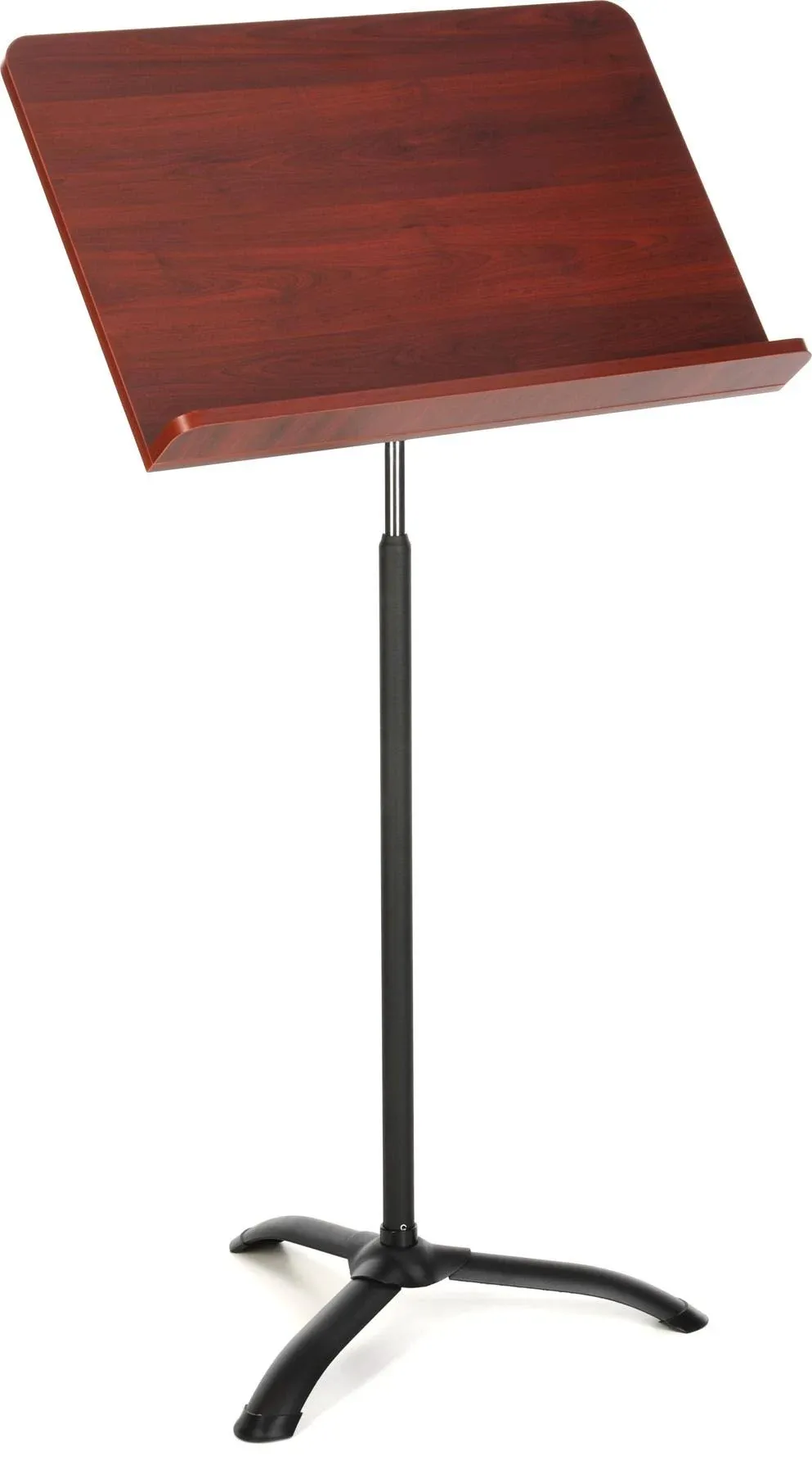 Gator Wooden Conductor Music Stand with Brushed Metal Base