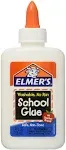 Washable School Glue 4 Fl Oz / 118 Ml Pack of 6