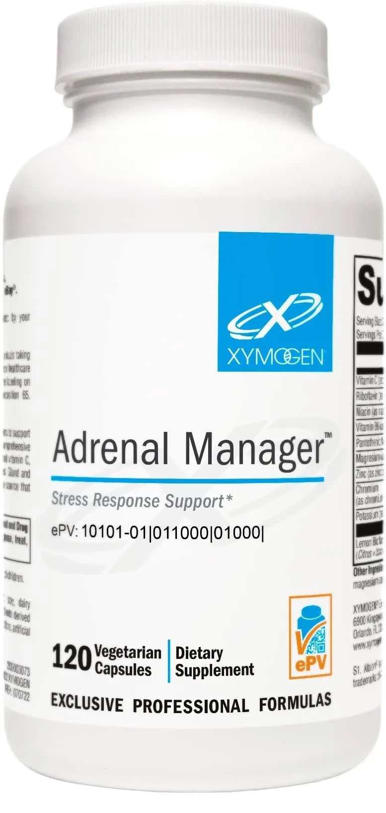 XYMOGEN Adrenal Manager 120 Capsules