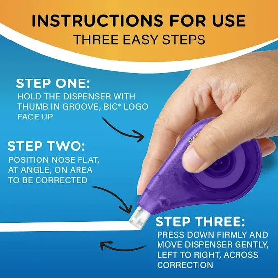 BIC Wite Out EZ Correct Correction Tape